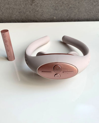 AM1901頸椎按摩器 絲緞金