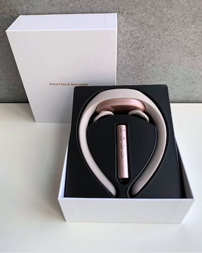 AM1901頸椎按摩器 絲緞金