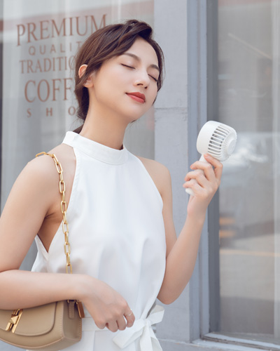 迷你手持風(fēng)扇FS2151-白色